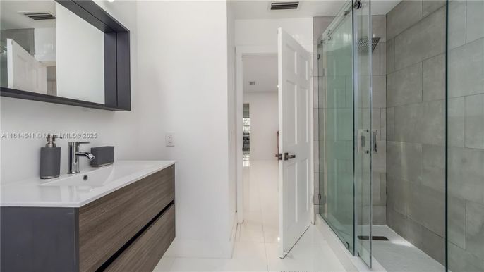 Bathroom, Glass Shower, Interior