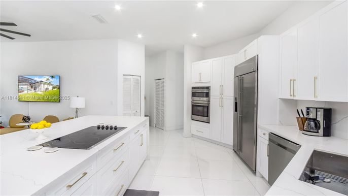 Interior, Kitchen, Recessed Lighting, Stainless Steel Appliances