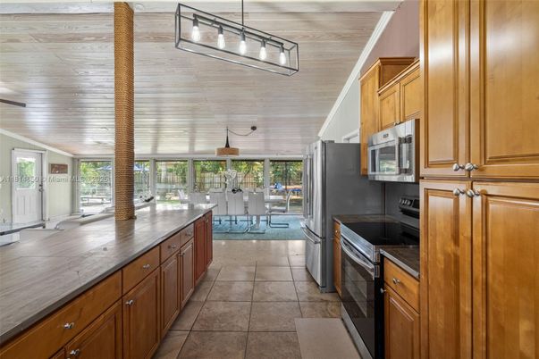 Dining room, Interior, Kitchen