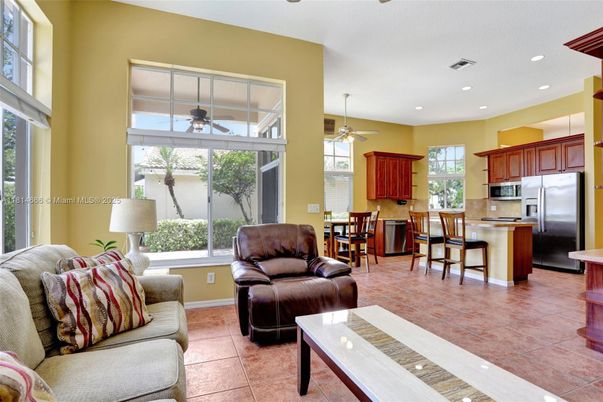 Dining room, Interior, Kitchen, Living room, Recessed Lighting, Stainless Steel Appliances