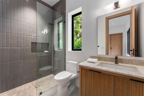 Bathroom, Glass Shower, Interior