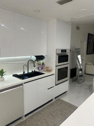 Interior, Kitchen, Marble, Recessed Lighting