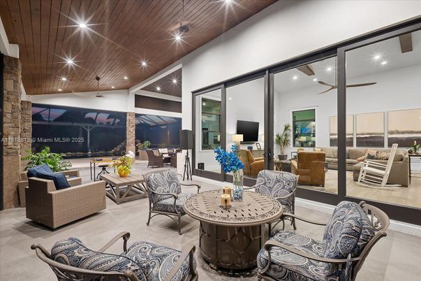 Interior, Living room, Recessed Lighting, Wooden Ceilings