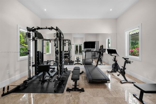 Fitness Equipment, Interior, Recessed Lighting