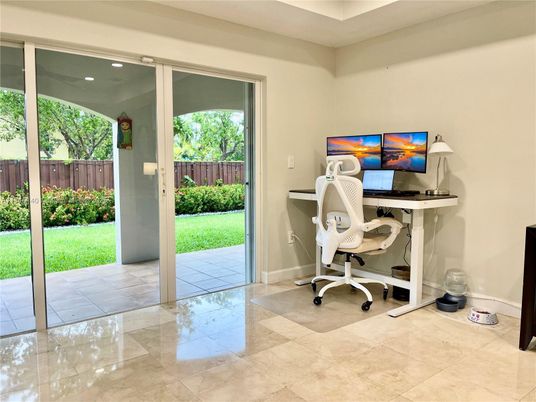 Home Office, Interior, Recessed Lighting