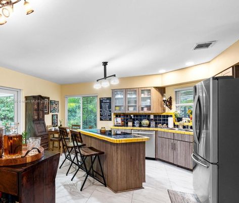 Interior, Kitchen, Marble, Recessed Lighting