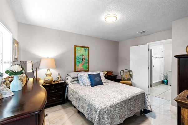 Bedroom, Interior, Marble, Recessed Lighting