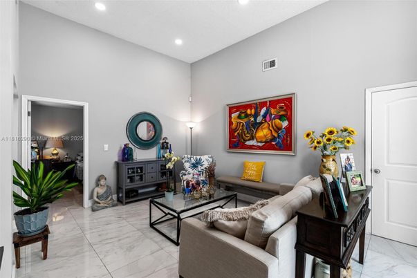 Interior, Living room, Marble, Recessed Lighting