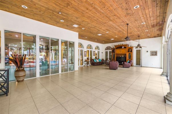 Interior, Living room, Recessed Lighting, Wooden Ceilings
