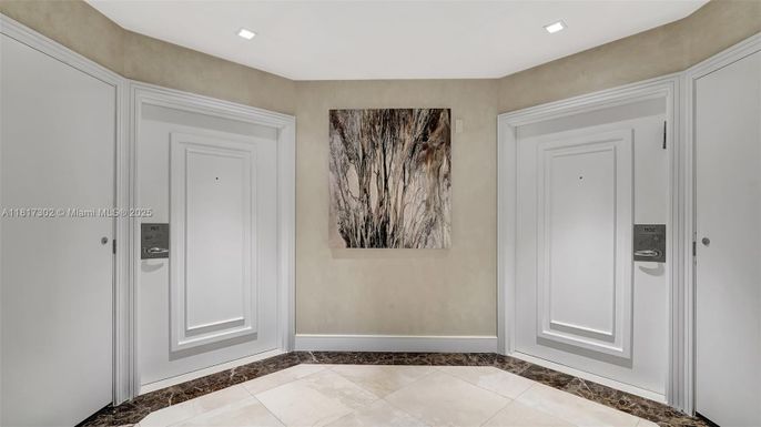 Elevator, Interior, Recessed Lighting