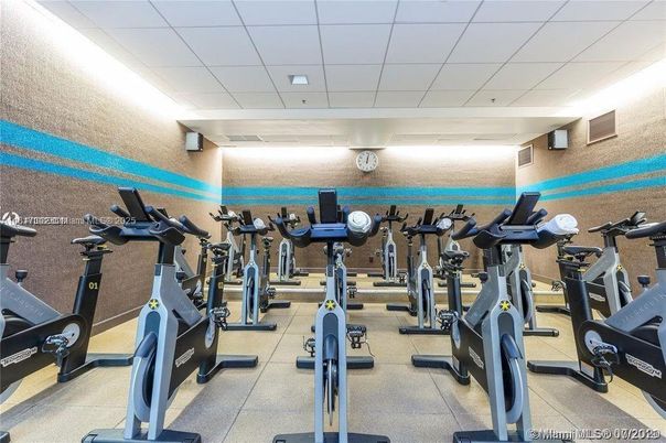 Fitness Equipment, Gym, Interior, Recessed Lighting