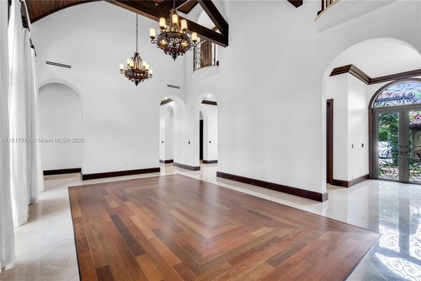 Chandelier, Interior, Wood Texture Flooring