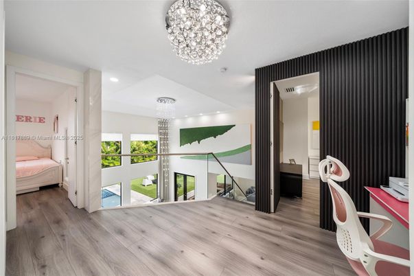 Chandelier, Interior, Recessed Lighting, Wood Texture Flooring
