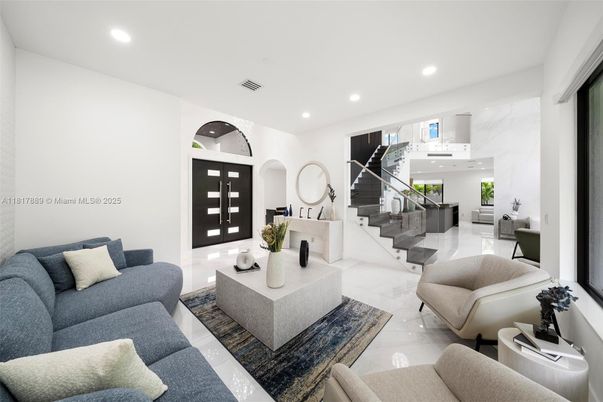 Interior, Living room, Recessed Lighting