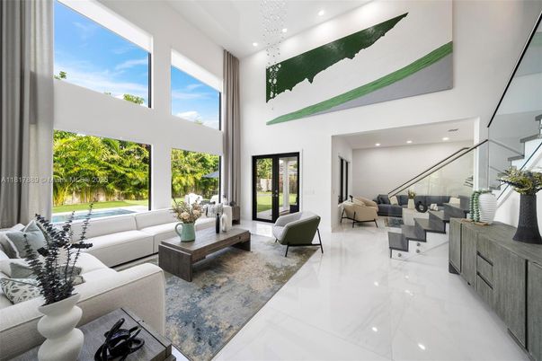 Interior, Living room, Marble, Recessed Lighting