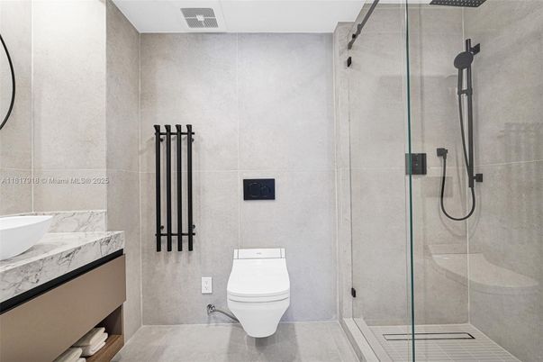 Bathroom, Glass Shower, Interior