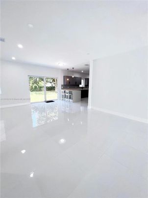 Empty room, Interior, Kitchen, Pendant Lights, Recessed Lighting