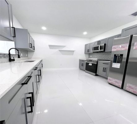 Interior, Kitchen, Recessed Lighting, Stainless Steel Appliances