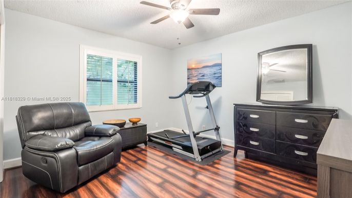 Fitness Equipment, Interior, Wood Texture Flooring