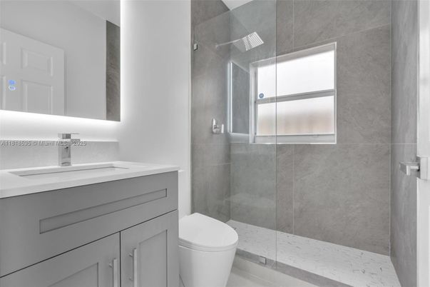 Bathroom, Glass Shower, Interior