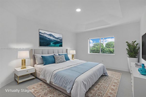Bedroom, Interior, Recessed Lighting