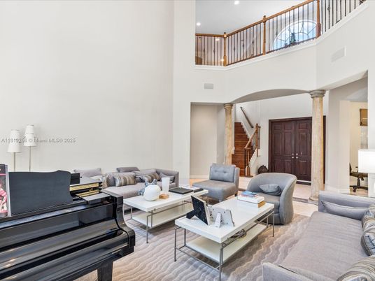 Interior, Living room, Piano, Recessed Lighting