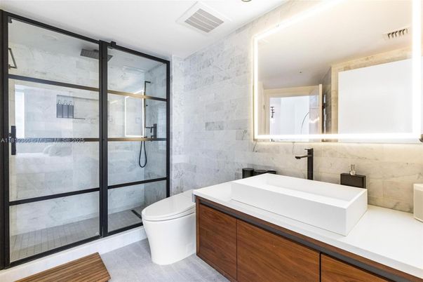 Bathroom, Glass Shower, Interior