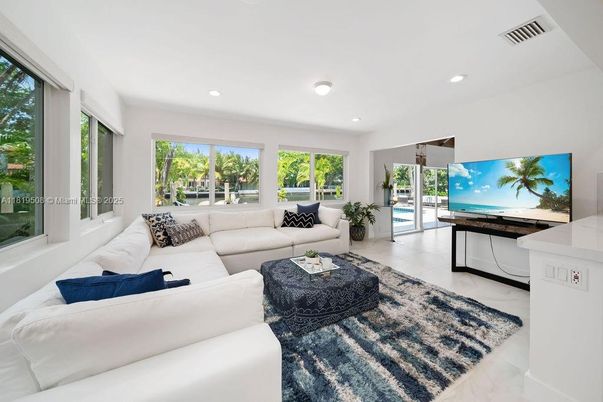 Interior, Living room, Recessed Lighting