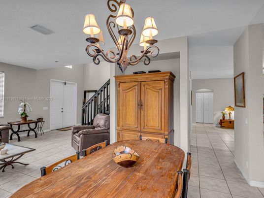 Chandelier, Dining room, Interior