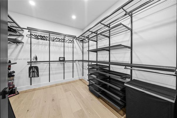 Interior, Recessed Lighting, Walk-in Closets, Wood Texture Flooring