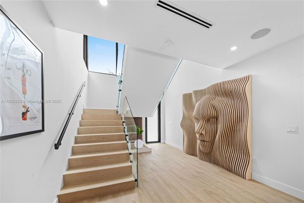 Interior, Recessed Lighting, Wood Texture Flooring