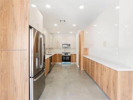 Interior, Kitchen, Recessed Lighting, Stainless Steel Appliances