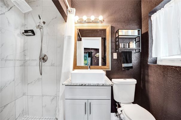 Bathroom, Glass Shower, Interior, Marble Walls