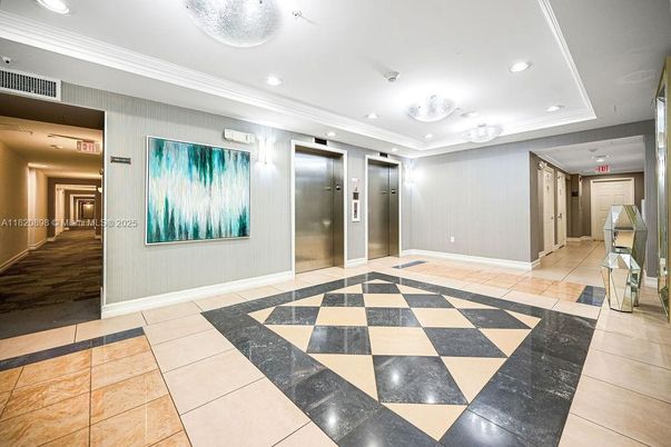 Elevator, Interior, Recessed Lighting