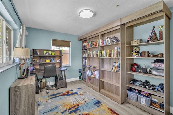 Home Office, Interior, Wood Texture Flooring