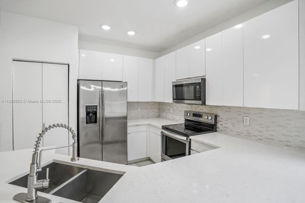 Interior, Kitchen, Recessed Lighting, Stainless Steel Appliances