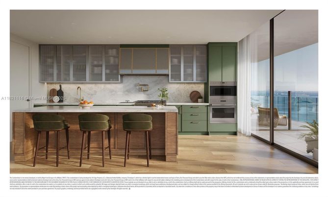 Interior, Kitchen, Stainless Steel Appliances, Water, Wood Texture Flooring