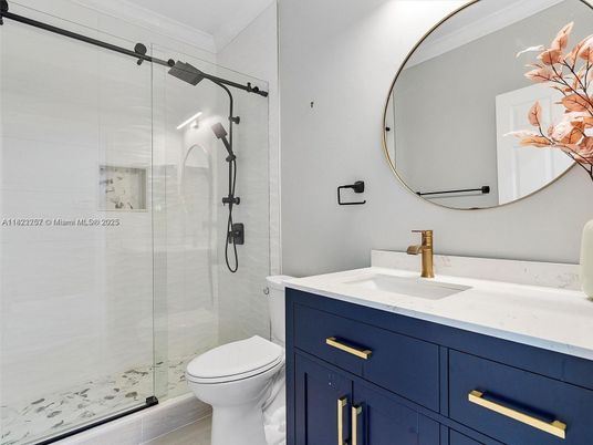 Bathroom, Glass Shower, Interior
