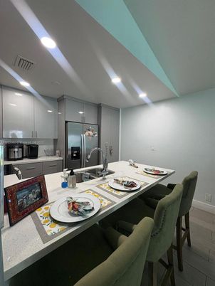 Interior, Kitchen, Recessed Lighting, Stainless Steel Appliances