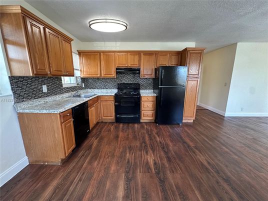 Interior, Kitchen, Wood Texture Flooring