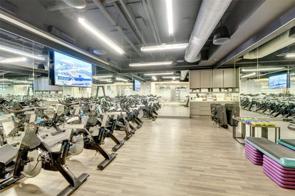Fitness Equipment, Gym, Interior, Wood Texture Flooring