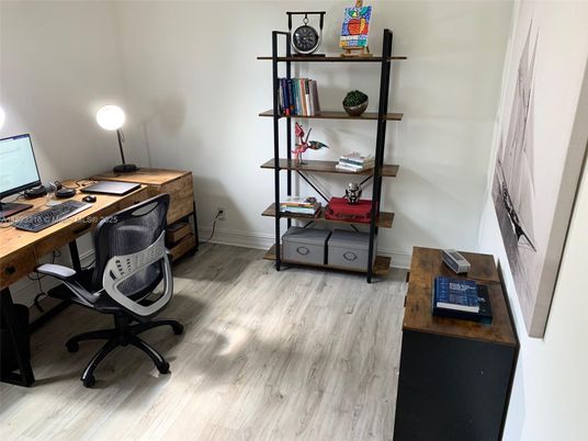 Home Office, Interior, Wood Texture Flooring
