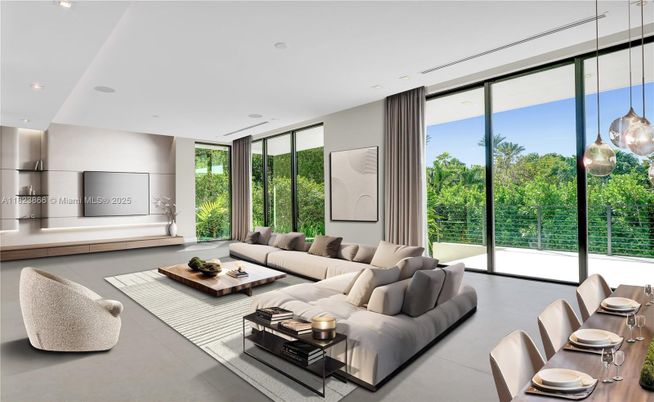 Interior, Living room, Pendant Lights, Recessed Lighting
