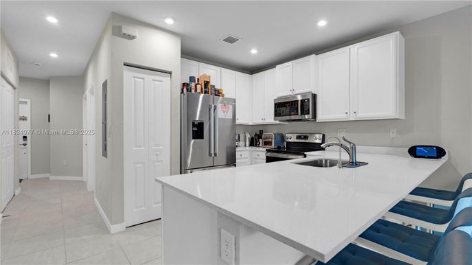 Interior, Kitchen, Recessed Lighting, Stainless Steel Appliances