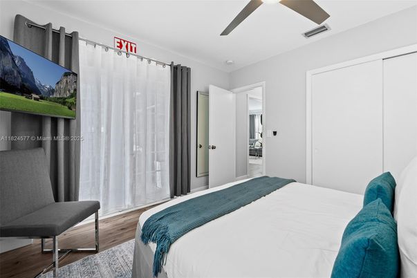 Bedroom, Interior, Wood Texture Flooring