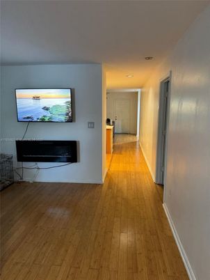 Fireplace, Interior, Recessed Lighting, Wood Texture Flooring