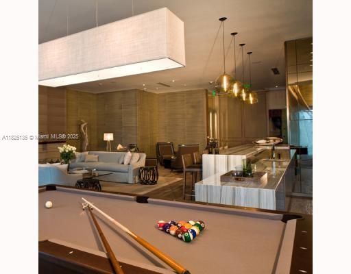 Billiard Table, Game Room, Interior, Living room, Pendant Lights, Recessed Lighting