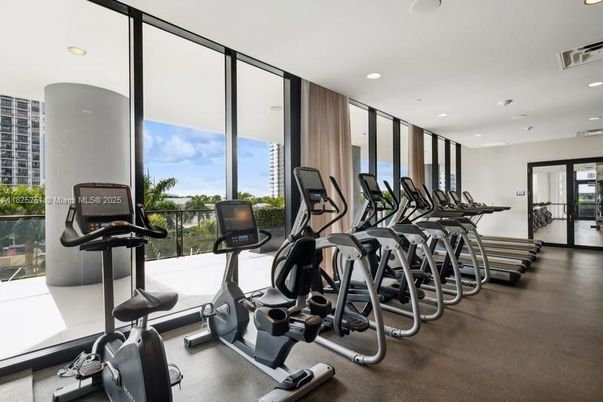 Fitness Equipment, Gym, Interior, Recessed Lighting