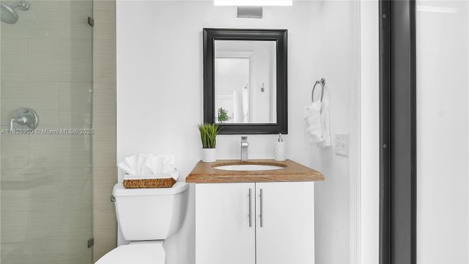 Bathroom, Glass Shower, Interior