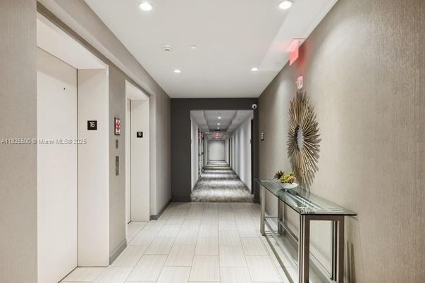 Elevator, Interior, Recessed Lighting